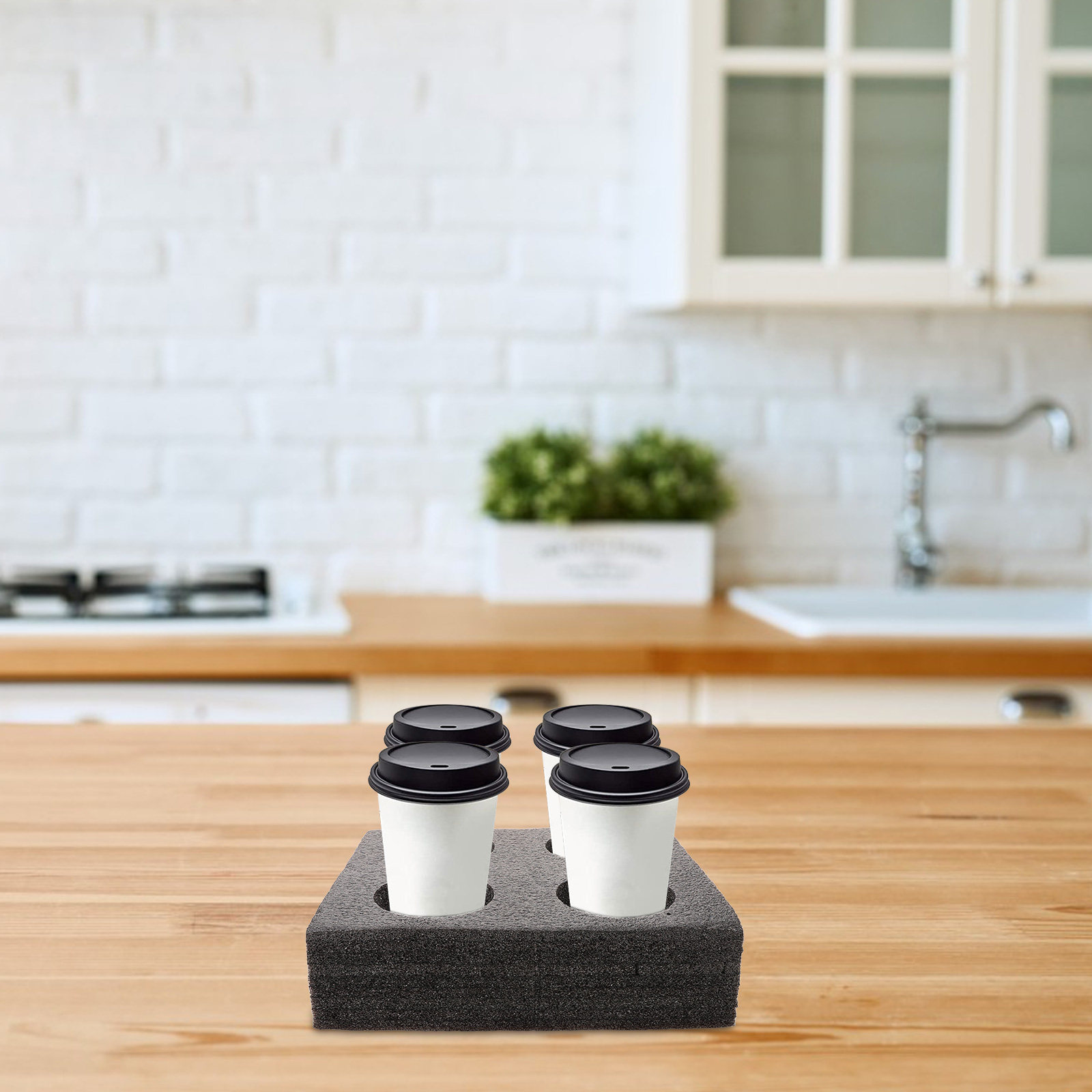 Coffee Tea Holder - Taca na kubki do herbaty mlecznej,