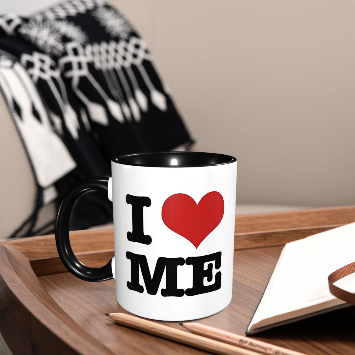 Coffee Tea And Me - Kubek Kocham Się Zabawny Ceramiczny Kubek