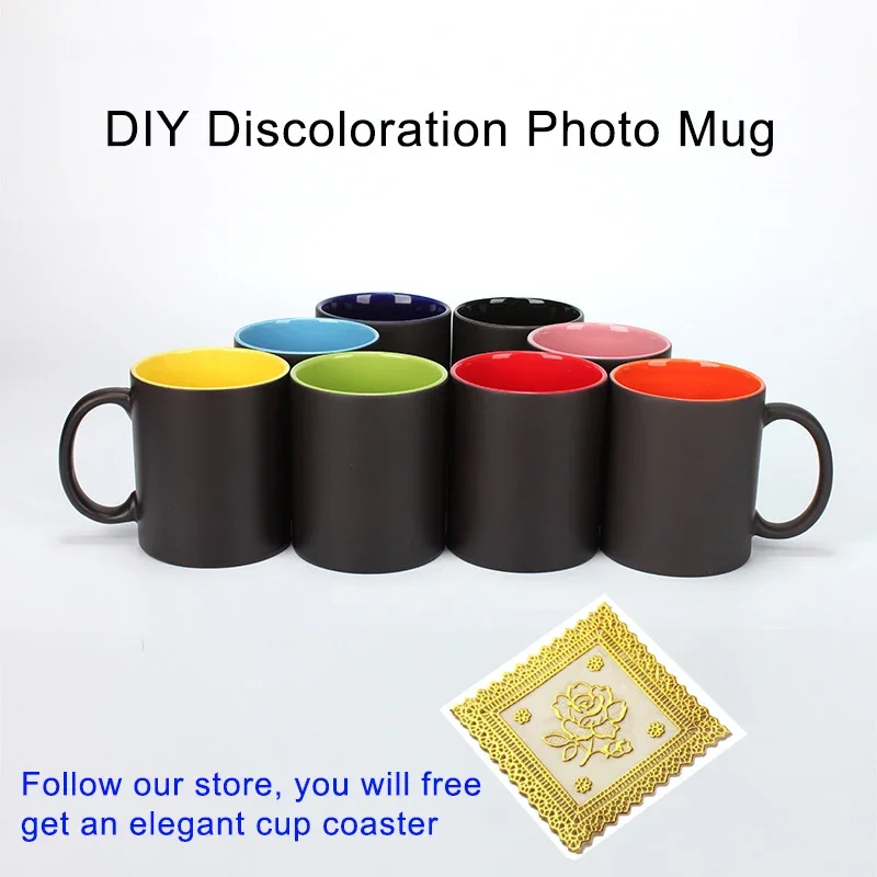 Coffee Tea Photos - DIY zdjęcie czarny kubek magiczne kubki
