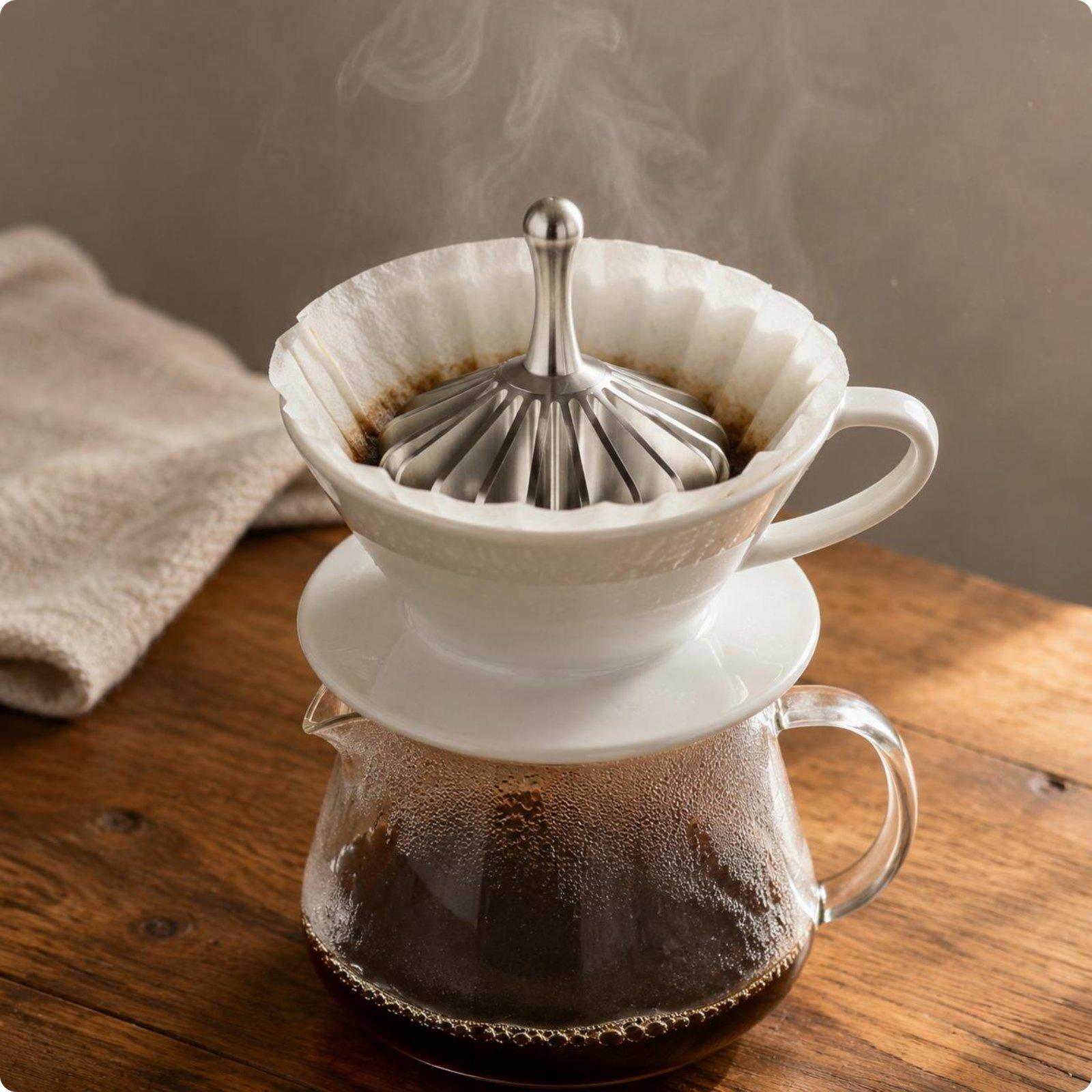 Coffee Dripper V60 - Odporny na ciepło papierowy filtr do
