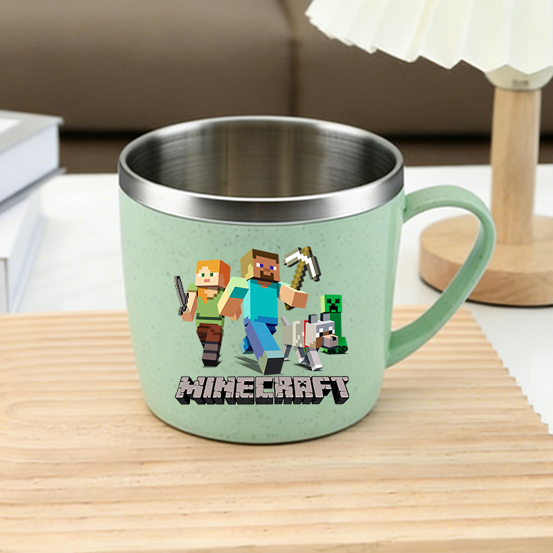 Coffee Y Tea - Kubki ze stali nierdzewnej Minecraft, kubki