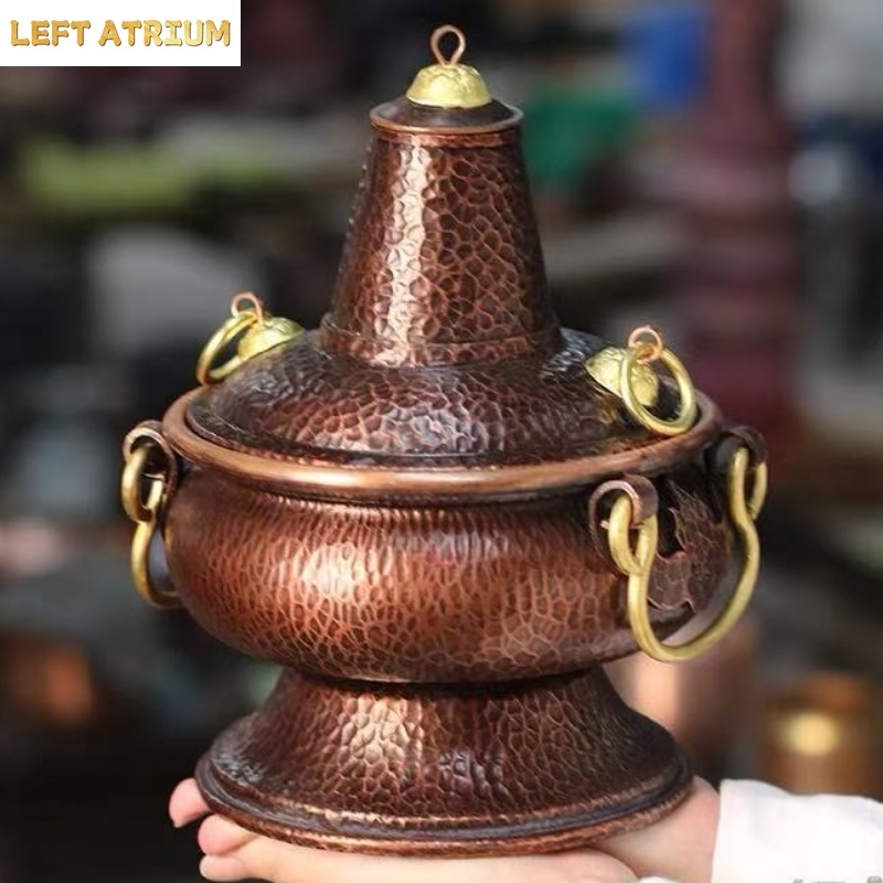 Coffee Tea Bean Leaf - Wielofunkcyjny, ręcznie robiony wazon z czystej