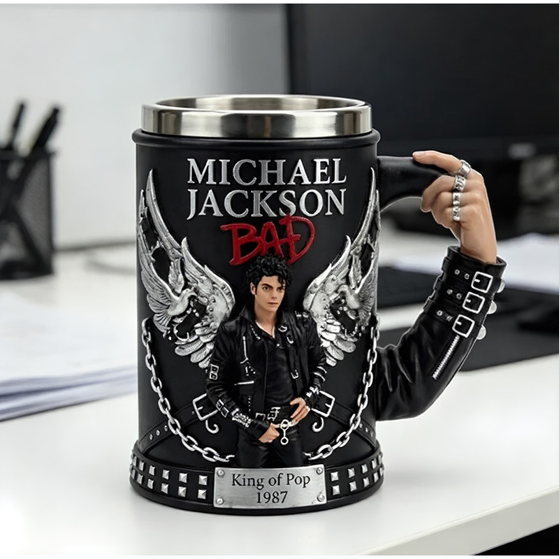 Coffee Y Tea - Michael Jackson Król Popu Kubek 3D