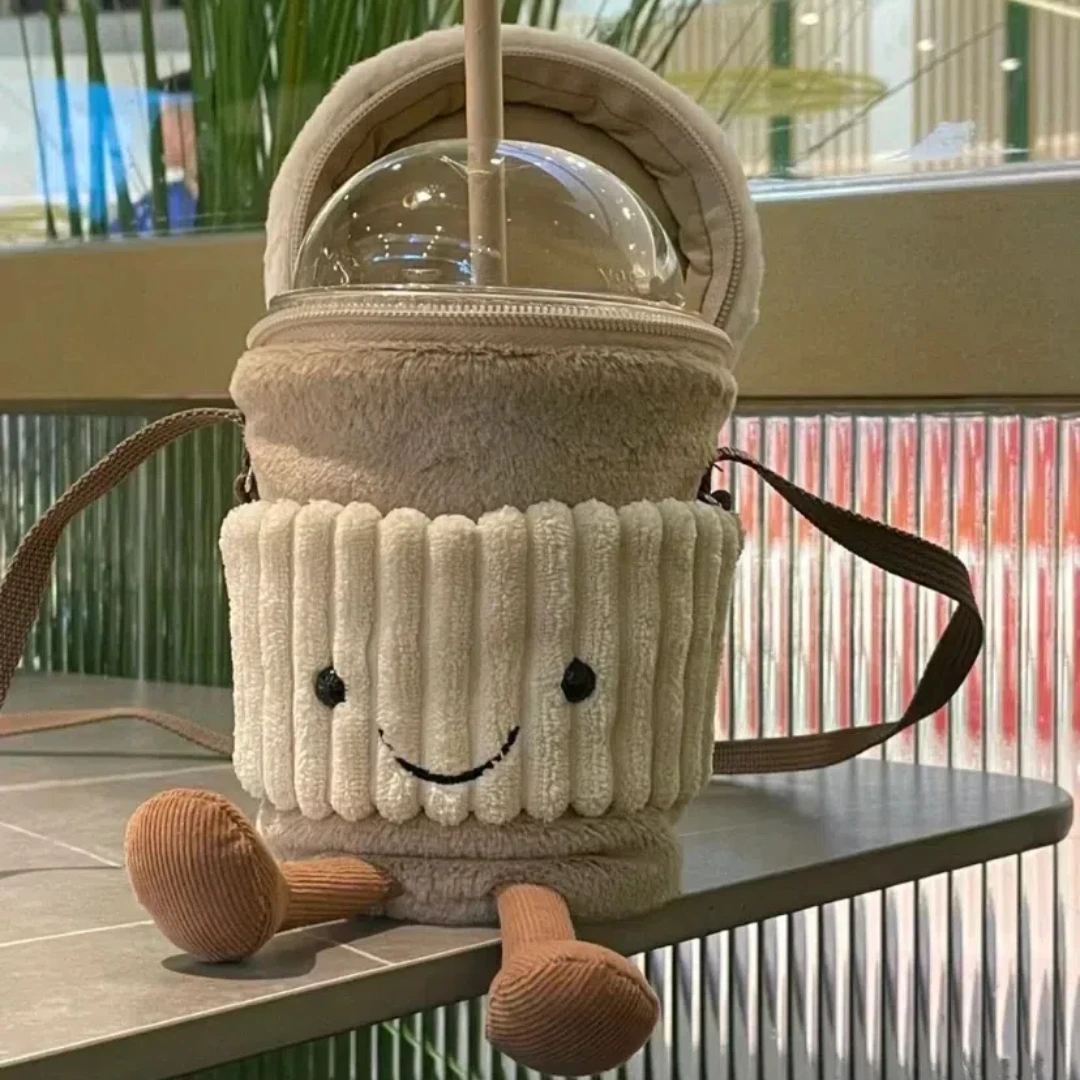 Coffee Y Tea - Replika kreskówki kawa mleko torebka na