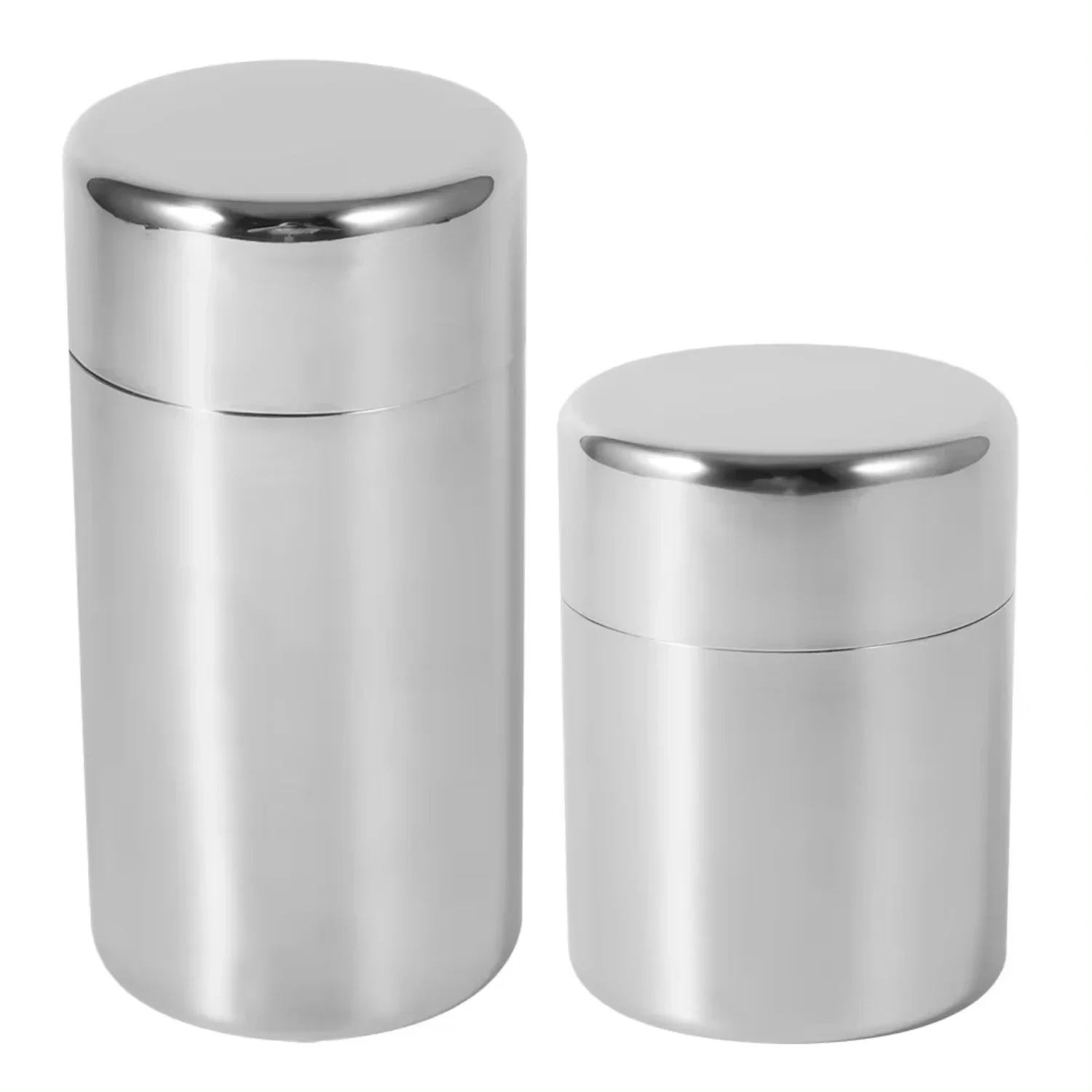 Coffee Tea Sugar Canister Set - Pojemniki ze Stali Nierdzewnej na Liście