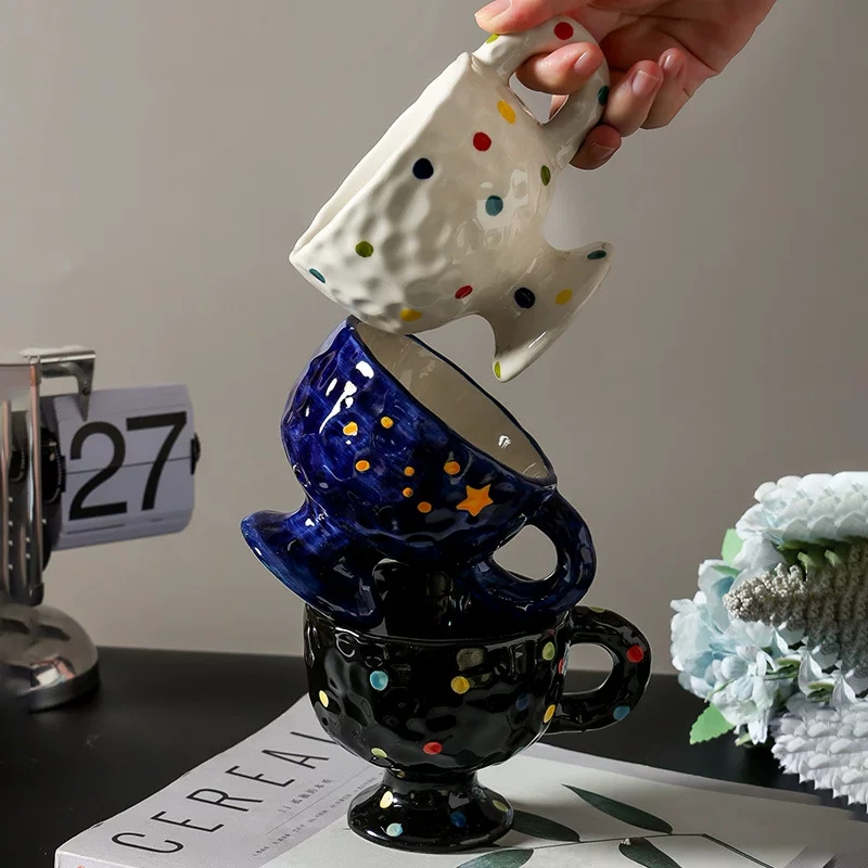Coffee Tea Photos - Prosty styl, elegancki wygląd, ceramiczny kubek