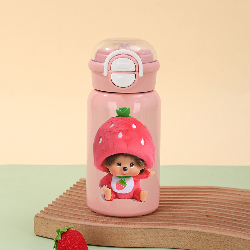 Coffee Y Tea - Urocza termoska Monchhichi, bidon szkolny dla