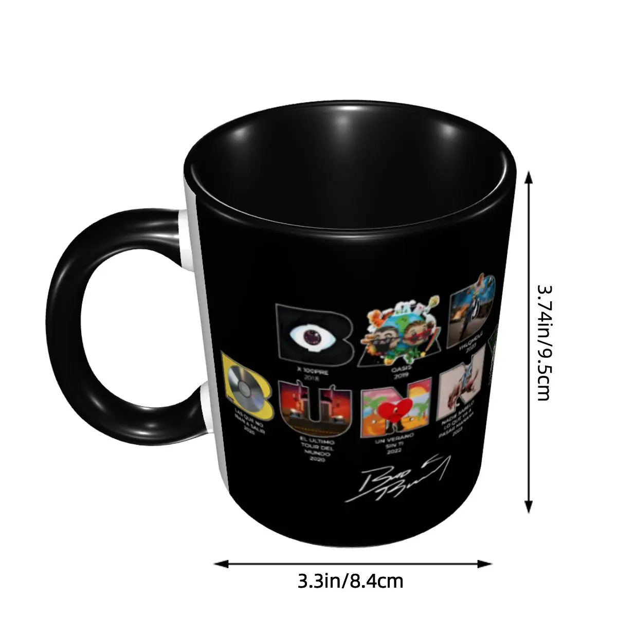 Kubki z motywem Bad Bunny'ego, – Coffee Tea Cup Foto recenzja i cena