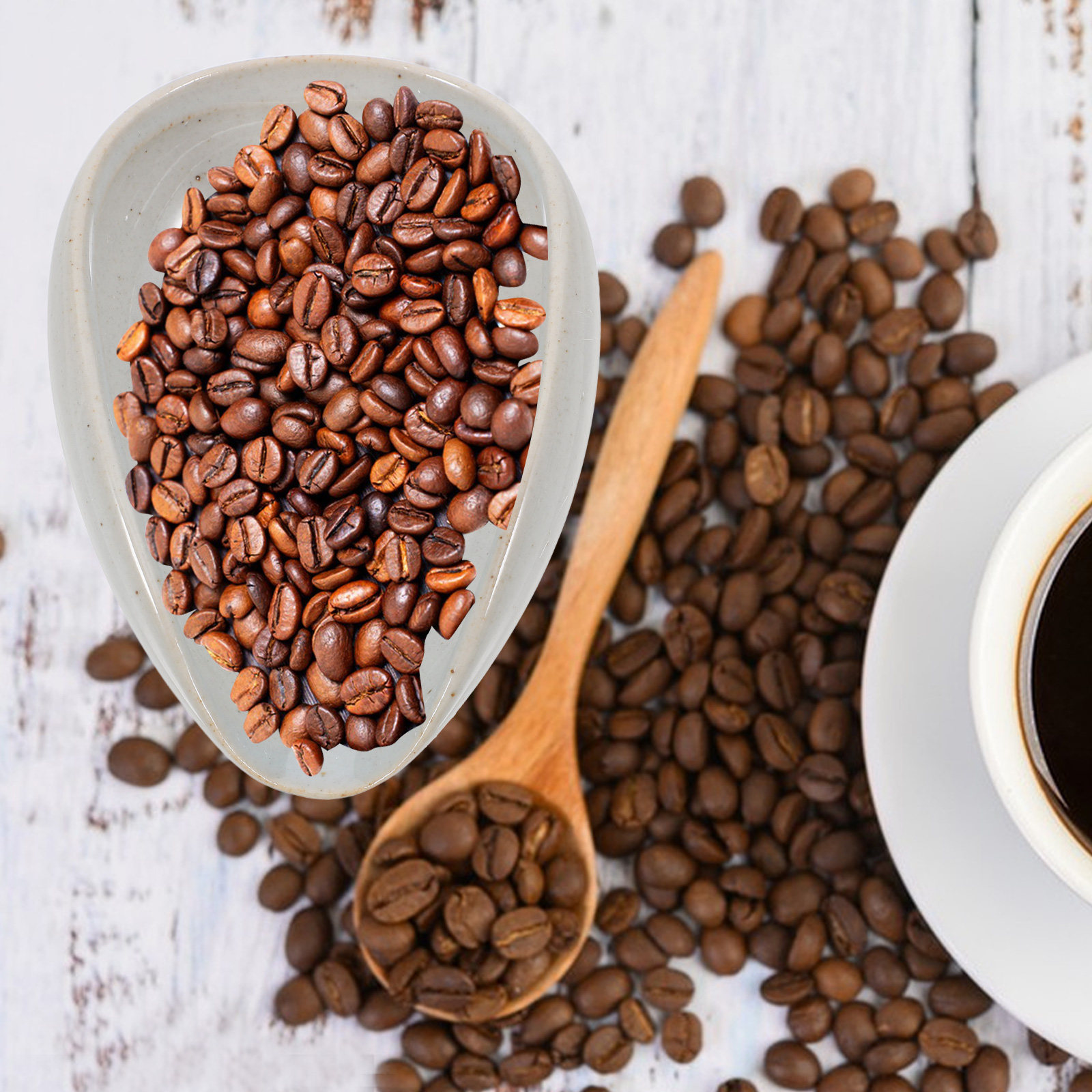 Ceramiczna taca dozująca ziarn – Coffee Tea Bean Leaf recenzja i cena
