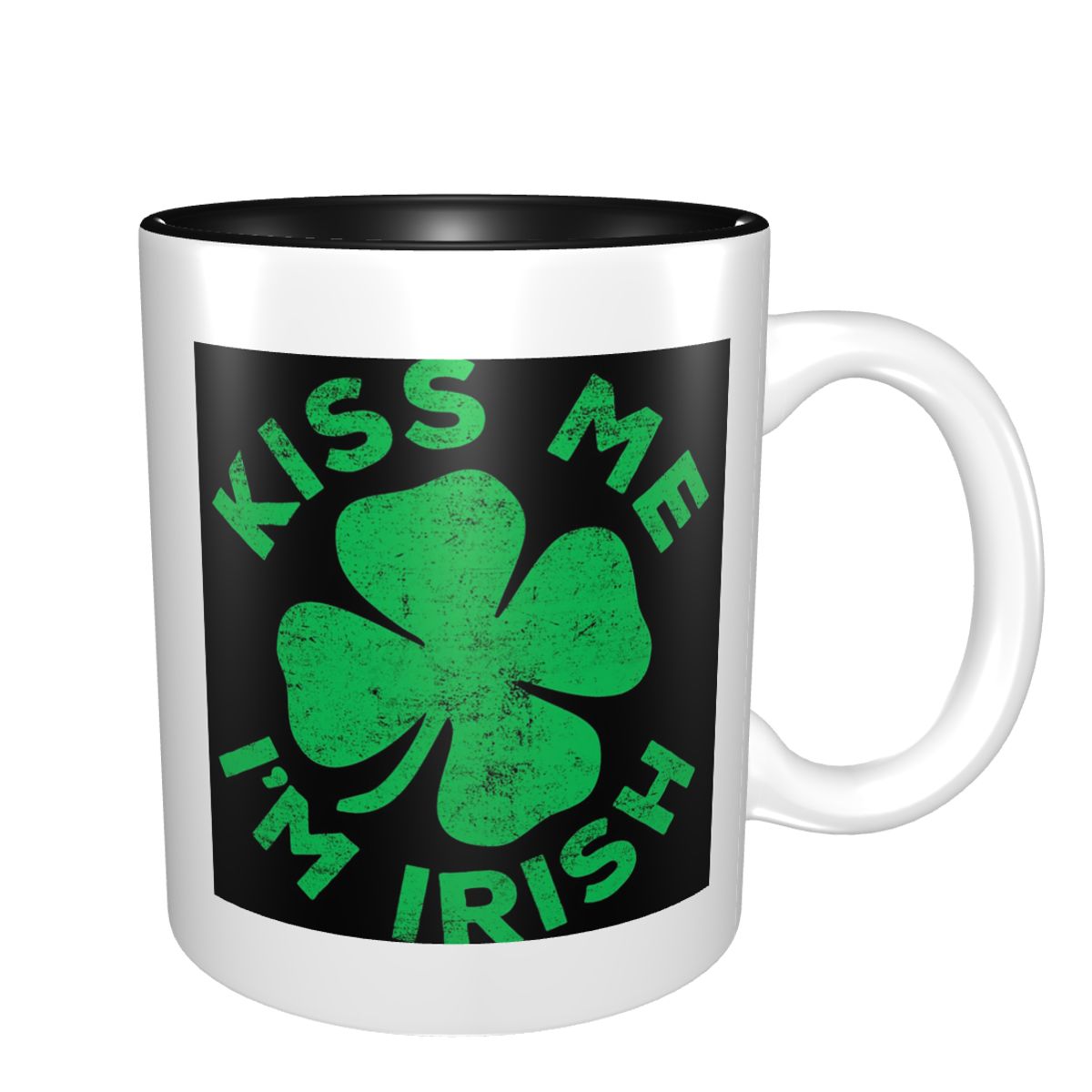 Kiss Me I'm Irish Mug Śmieszne – Coffee Tea And Me recenzja i cena