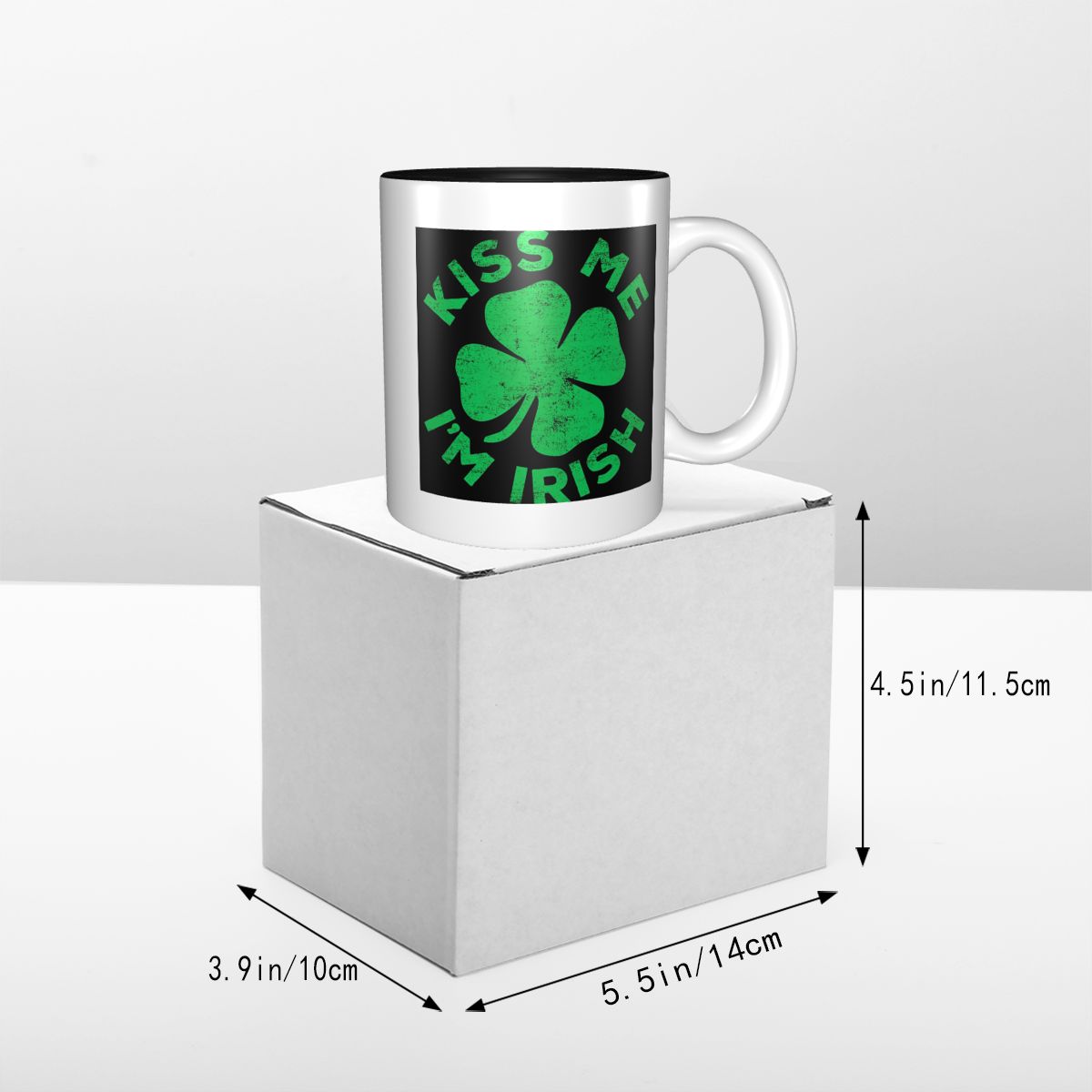 Kiss Me I'm Irish Mug Śmieszne – Coffee Tea And Me recenzja i cena