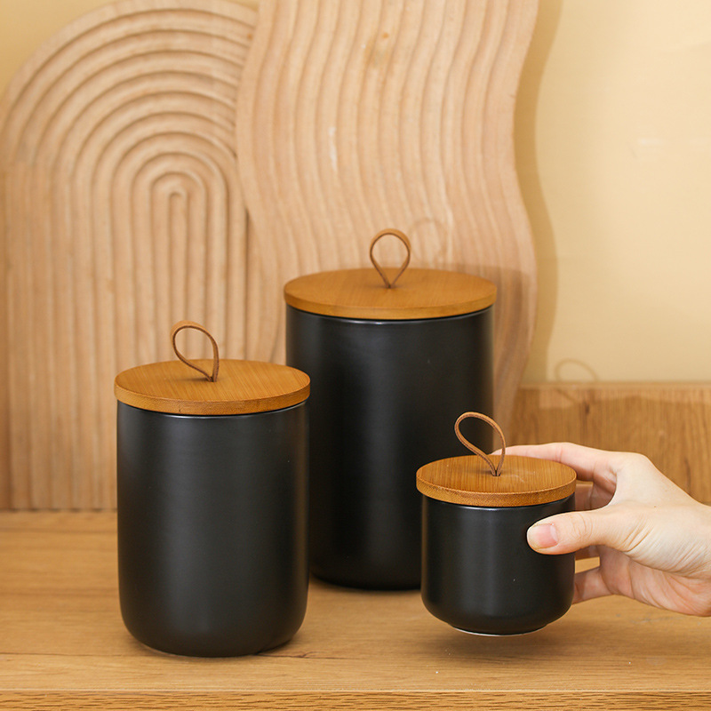 Nordyczny ceramiczny pojemnik  – Coffee Tea Sugar Canister Set recenzja i cena