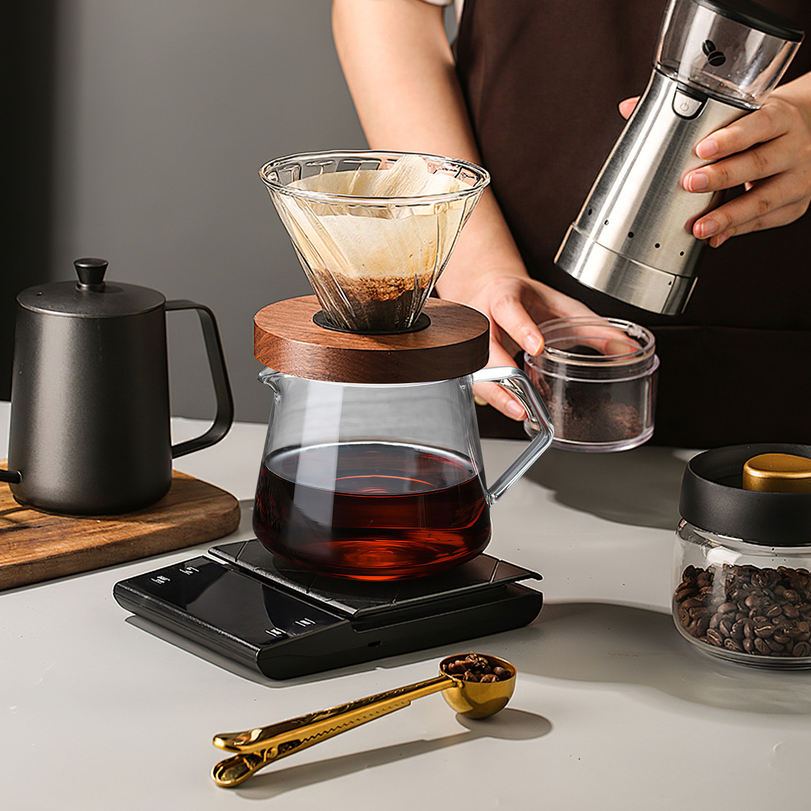 1 szt. Szklany dzbanek o pojem – Tea And Coffee Kettle recenzja i cena