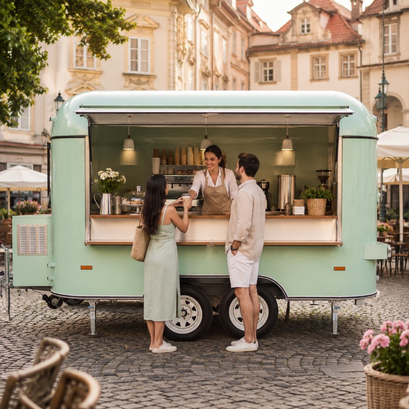 Food truck, przyczepa gastrono – Coffee Tea Catering recenzja i cena