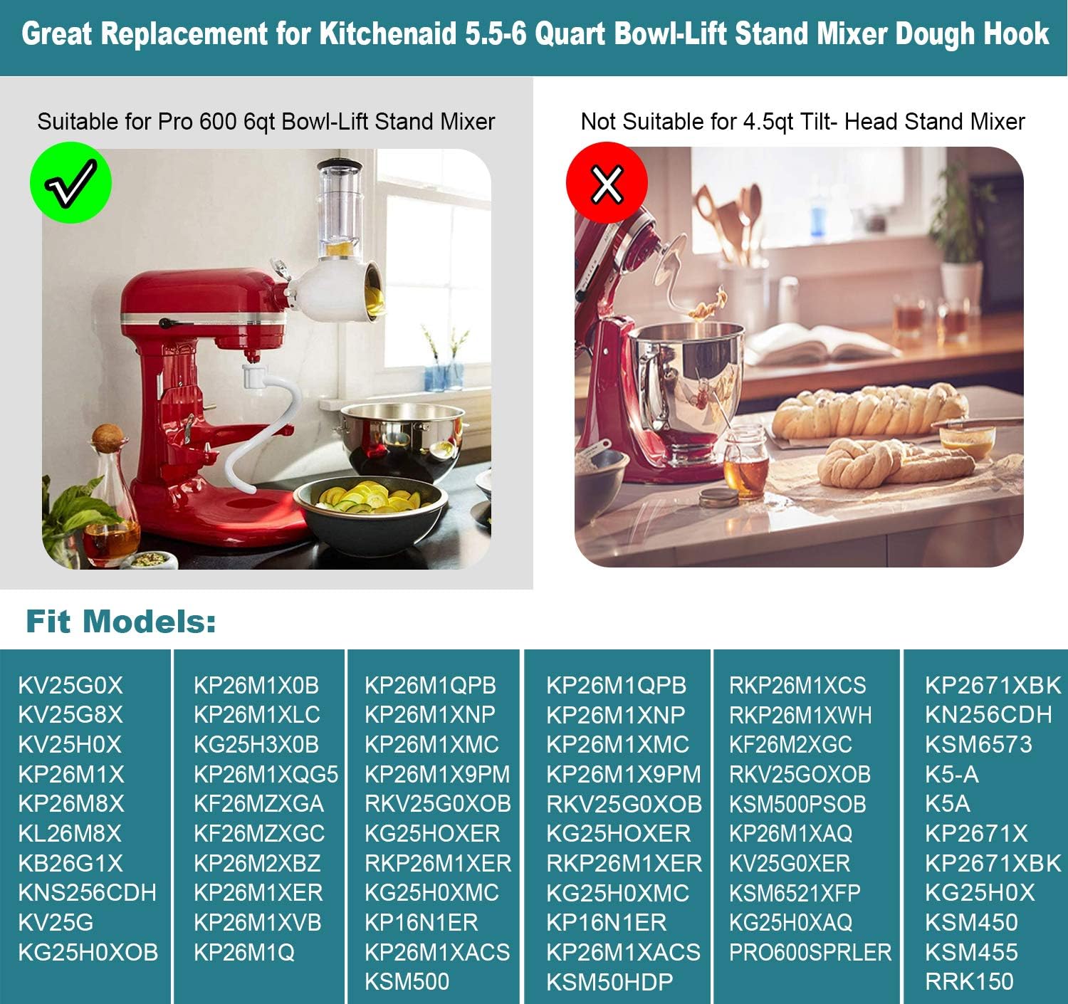 Hak spiralny powlekany do miks – Kitchenaid Mixer Pro 600 recenzja i cena