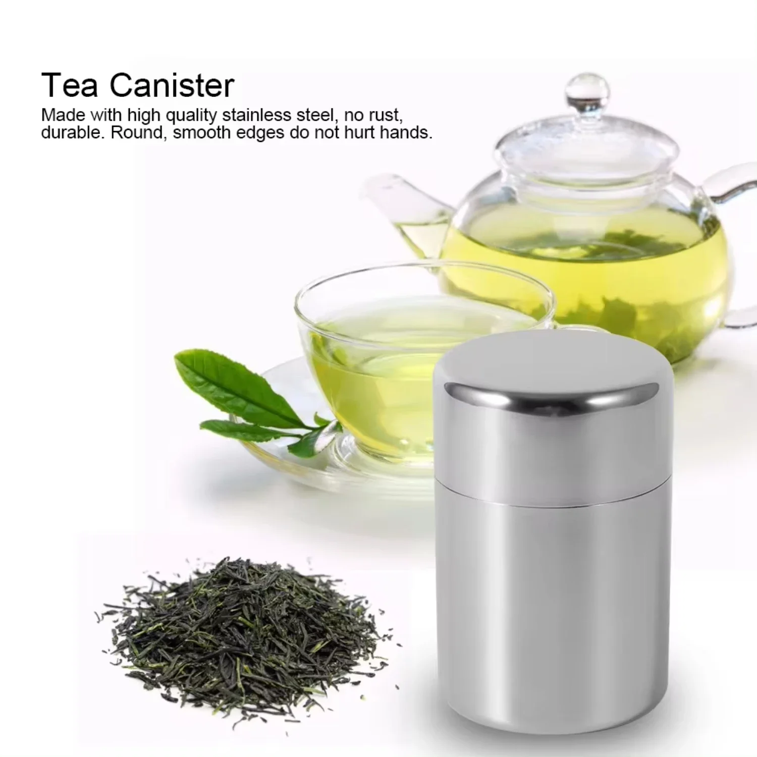 Pojemniki ze Stali Nierdzewnej – Coffee Tea Sugar Canister Set recenzja i cena
