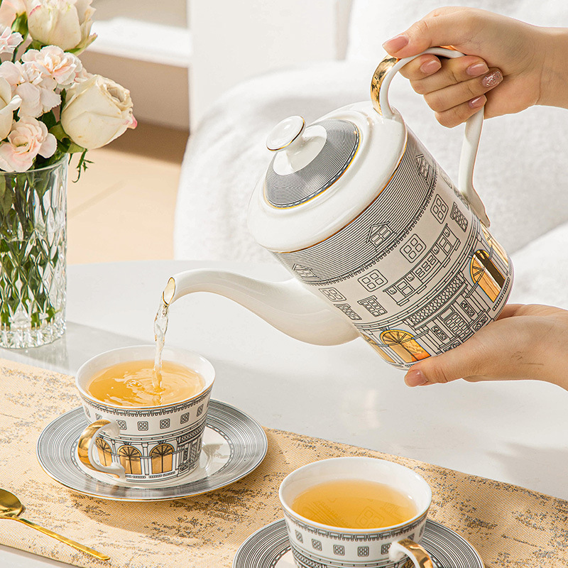 Architektoniczny kubek i spode – Coffee Tea Game recenzja i cena